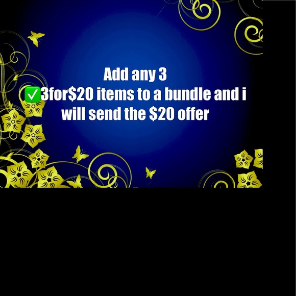 ✅3for$20 bundle. Add any 3 items with this title to a bundle for $20 price - Picture 1 of 1